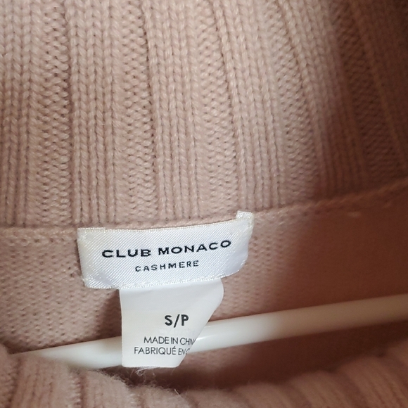 Club Monaco Blush Cowl Neck Sweater - Picture 2 of 7